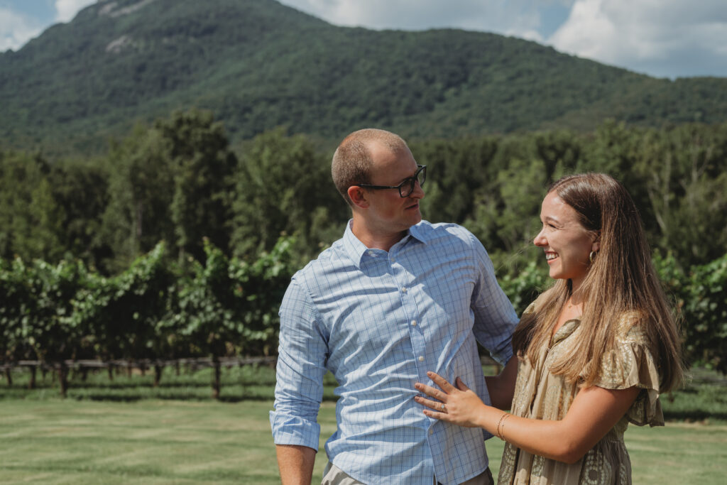 yonah mountain vineyard proposal couple photography