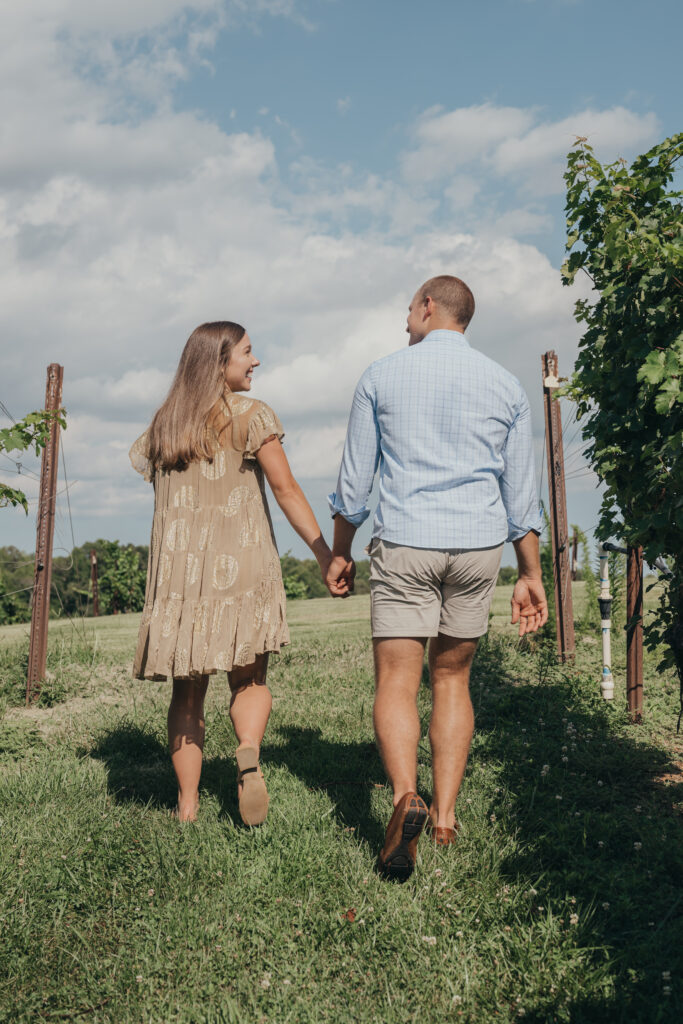 yonah mountain proposal walking through kensington vineyard