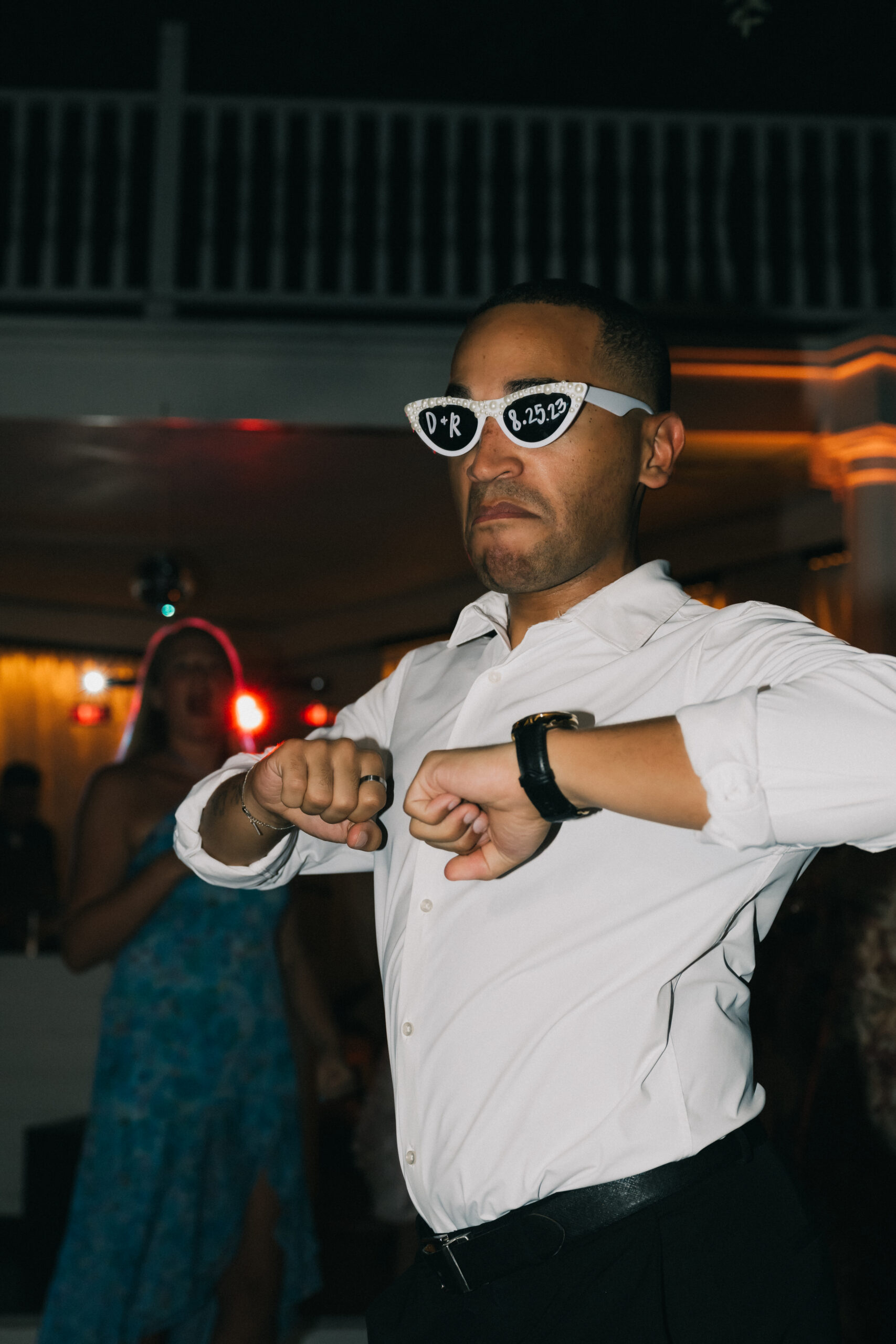 wedding reception sunglasses trend austin texas photographer