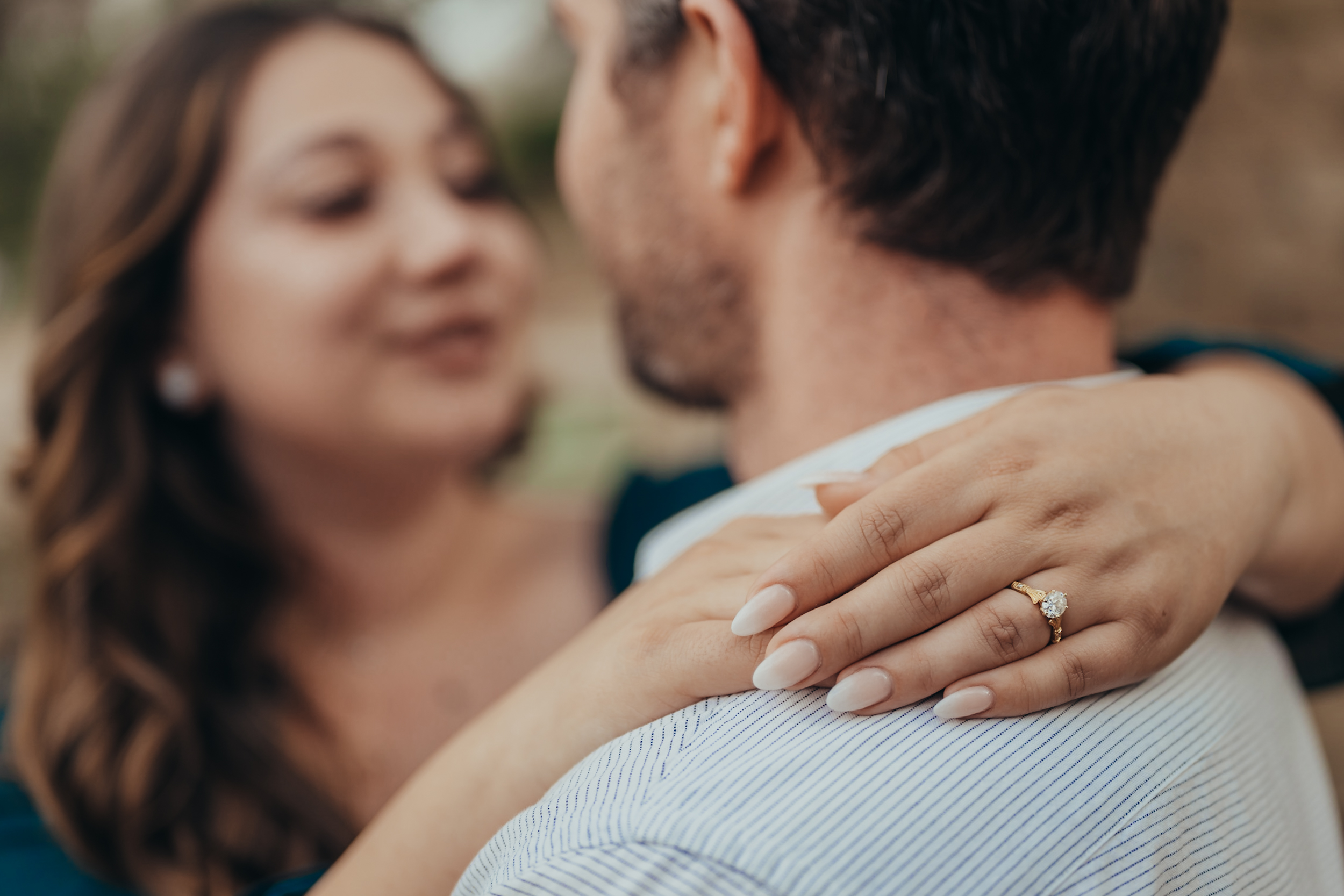 surprise proposal and engagement photos at Zilker botanical garden