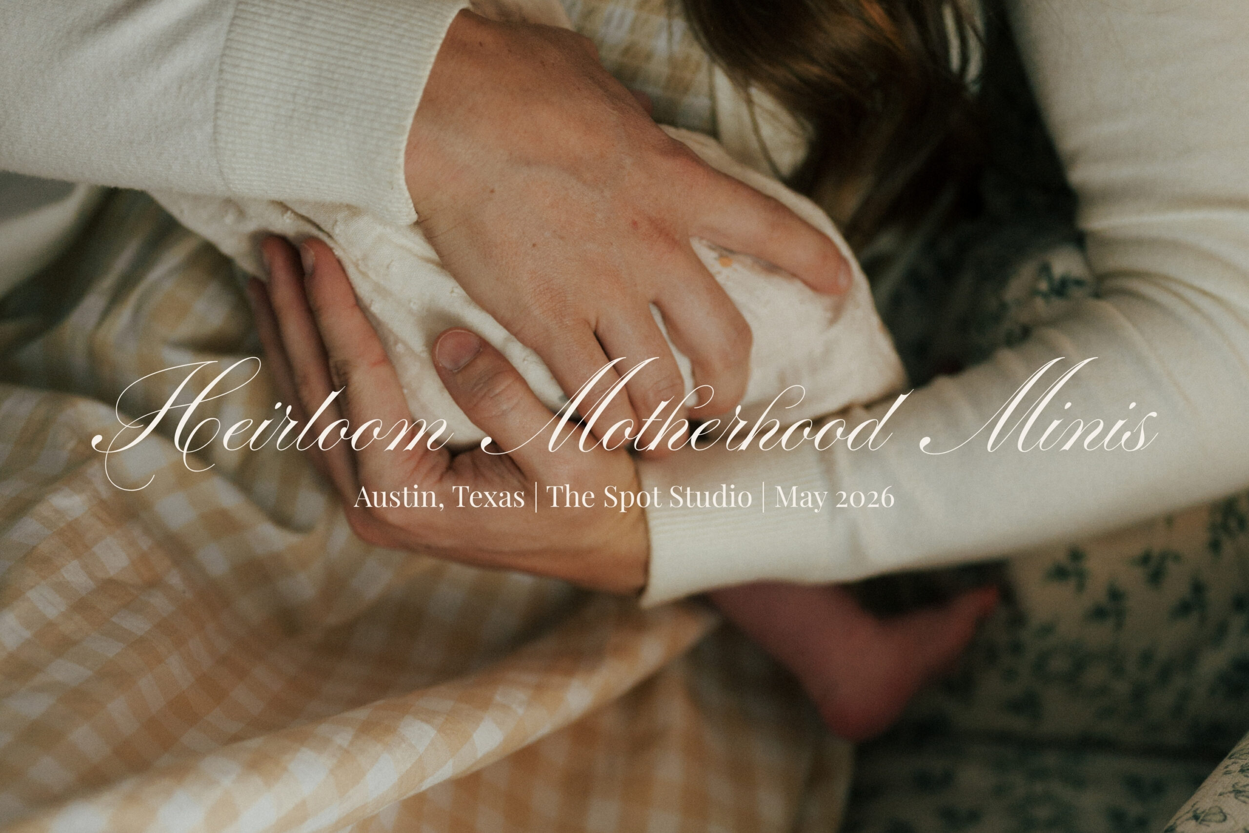 Mother holding newborn in home nursery photo session